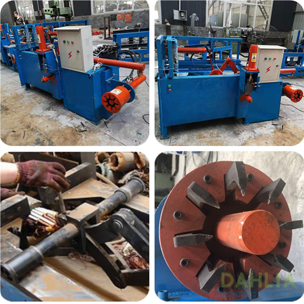 scrap motor stator recycling machine