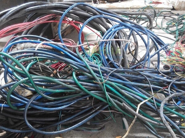 Scrap copper wire recycling