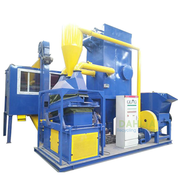 Electrostatic cable recycle machine