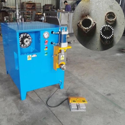 Small motor stator dismantling machine...