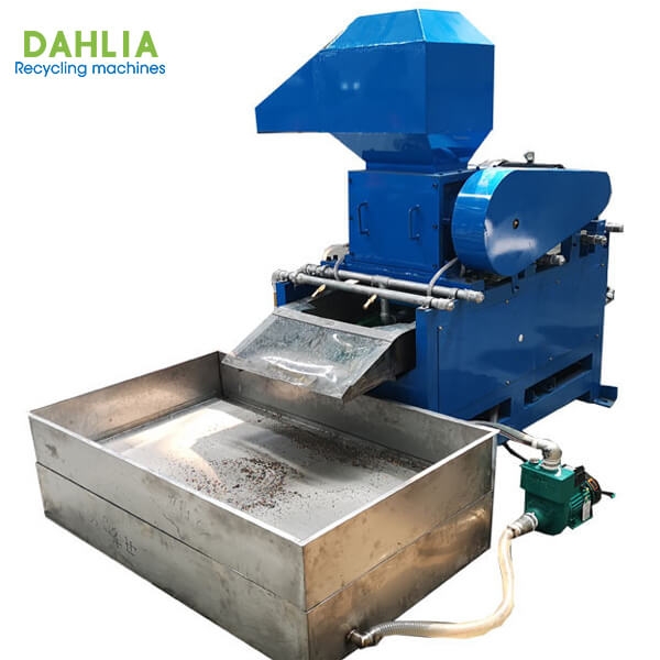 wet copper cable granulator machine