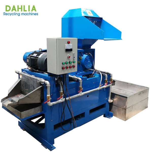 wet copper cable granulator machine