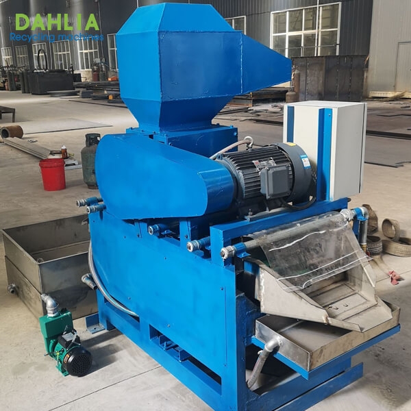 wet copper cable granulator machine