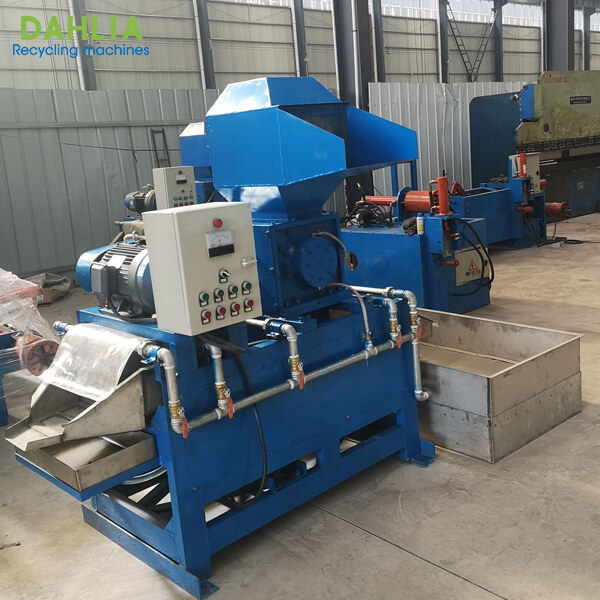 wet copper cable granulator machine